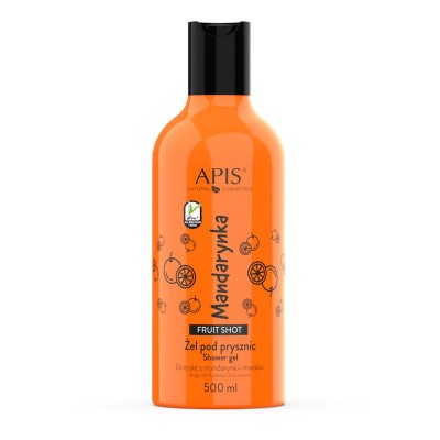 Гель для душа с ароматом мандарина Apis MANDARINKA FRUIT SHOT 500мл
