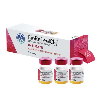 Деликатный интимный пилинг Биорепил CMed  BioRePeelCl3 INTIMATE 3 x 4мл