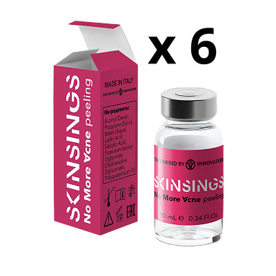 Пилинг Анти-Акне SKINSINGS No More Acne 6 x 10мл