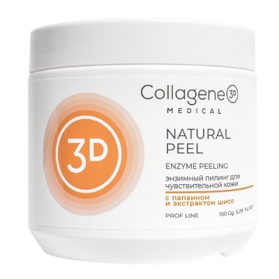 Энзимный пилинг с папаином и экстрактом Шисо Collagene NATURAL PEEL 150 гр