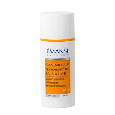 Крем для защиты кожи лица от фотостарения SPF 50 Emansi Safe Sun 100 мл