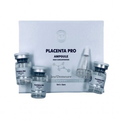 Ампула – сыворотка омолаживающая и осветляющая с плацентой Jeu’Demeure PLACENTA AMPOULE PRO 3 x 5 мл