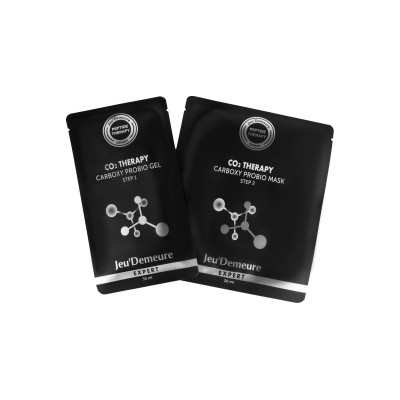 Карбокситерапия с пребиотиками Jeu’Demeure Carboxy Probio Gel + Mask 5 шт
