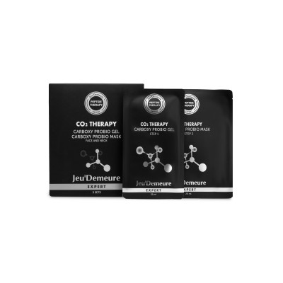 Карбокситерапия с пребиотиками Jeu’Demeure Carboxy Probio Gel + Mask 5 шт