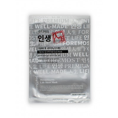 Тканевая маска «жизнь» осветление и тонус Jeu’Demeure DermiShuttle Life Sheet Mask