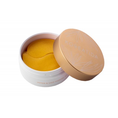 Гидрогелевые патчи с пептидами и коллоидным золотом KOREATIDA PEPTIDE & GOLD HYDROGEL EYE PATCH, 60 ШТ