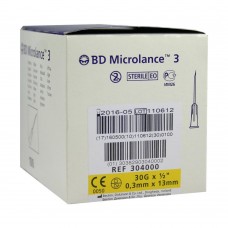 Cтерильная игла BD MICROLANCE 30G (0,3 x 13 mm) стандартная