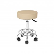 Стул мастера Smart на колесиках, без спинки бежевый