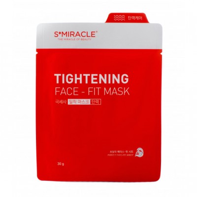 Маска для лица подтягивающая S+MIRACLE TIGHTENING FACE-FIT MASK, 1 ШТ