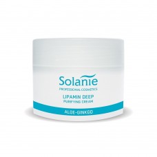 Липоаминовый крем для чистки лица Solanie ALOE-GINKGO 250 мл