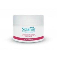 Поросуживающая травяная маска Solanie ALOE-GINKGO 250 мл