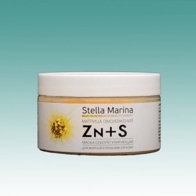 Маска себорегулирующая «Zn+S» 250 мл Stella-Marina