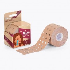 Кинезио тейп Tmax Kinesiology Face Tape Punch лимфодренаж бежевый 5смx5м