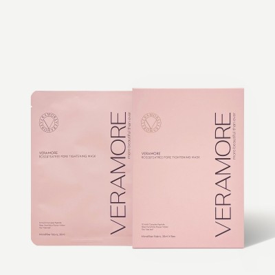 Маска для лица успокаивающая поросуживающая VERAMORE Rose&Tea Tree Pore Tightening Mask 25мл