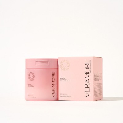 Очищающие диски для лица (пэды) VERAMORE Rose and tee-tree Daily Cleansing Pad, 70шт