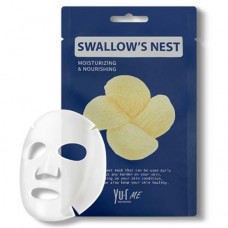 Маска для лица с экстрактом ласточкиного гнезда YU.R ME SWALLOW'S NEST Sheet Mask, 1 шт