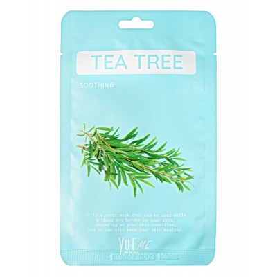 Тканевая маска для лица с экстрактом чайного дерева Yu.R Me Tea Tree Sheet Mask, 1 шт