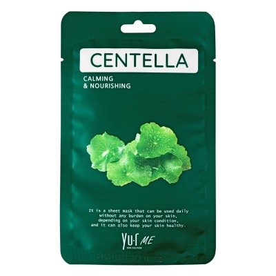 Тканевая маска для лица с экстрактом центеллы азиатской Yu.R Me Centella Sheet Mask, 1 шт