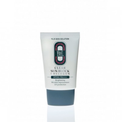 Солнцезащитный крем CLEAR SUN BLOCK COLLAGEN SPF 50+, 30 МЛ